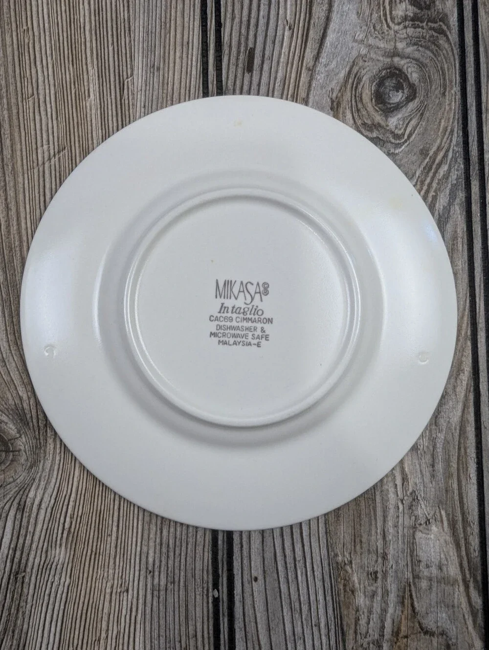 Vtg Mikasa Intaglio Cimmaron Saucers Set of 4 CAC69 Southwestern